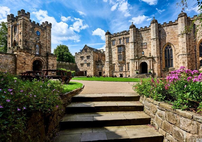 UK university campus historic building courtyard student life environment study abroad campus view