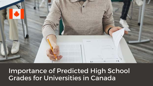 Importance of Predicted High School Grades for Universities in Canada