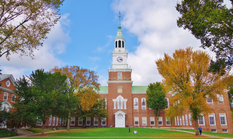 Dartmouth University Requirements for International Student