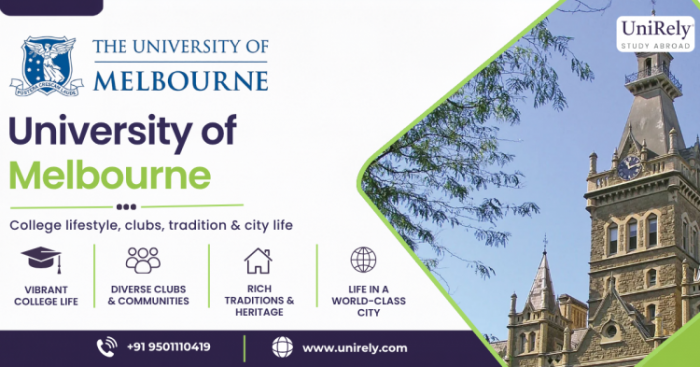 University of Melbourne student life campus experience clubs traditions and city lifestyle Australia infographic