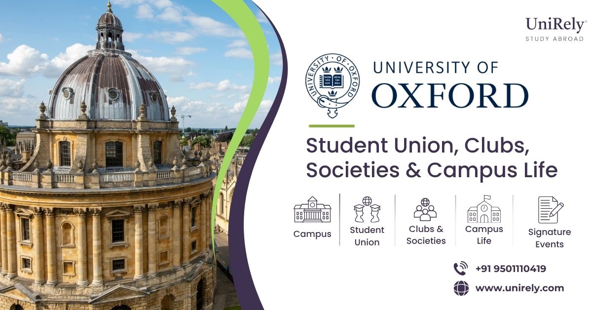 University of Oxford student union clubs societies campus life Oxford university campus experience UK