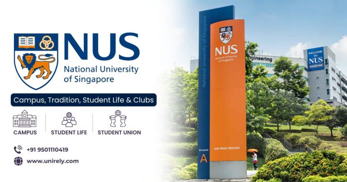 National University of Singapore campus student life clubs traditions NUS Singapore university experience
